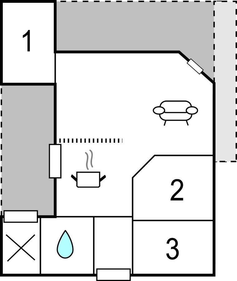 3 Bedroom Cozy Home In Farvang Екстер'єр фото